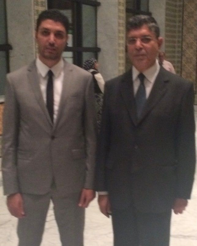 M. Nouredine Labidi et M. Amen Allah Labidi côte à côte