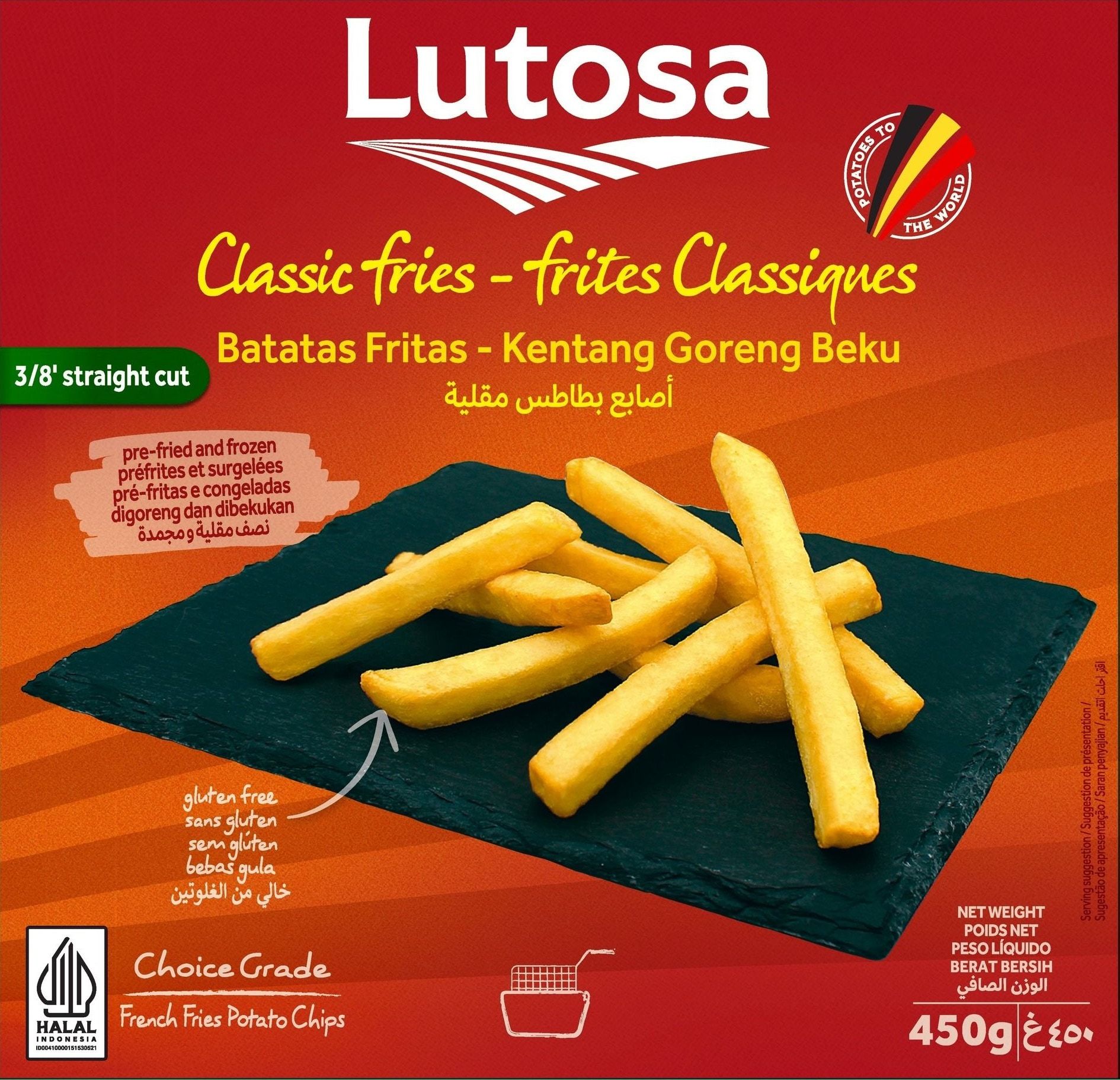 Lutosa — French fries — 450 g