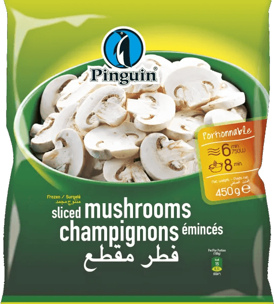 Pinguin — Champignons émincés — 450 g