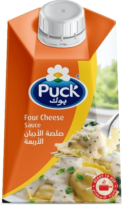 Arla · Puck — Sauce quatre fromages — 500 ml