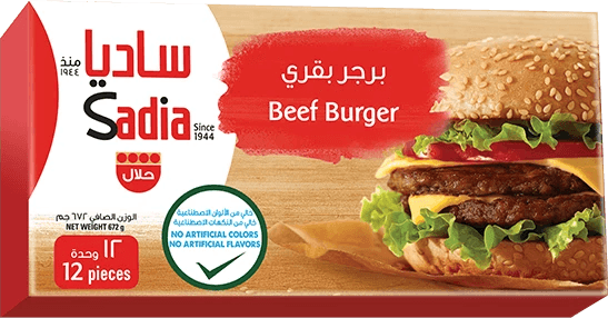 Sadia — Beef burgers — 12 × 56 g